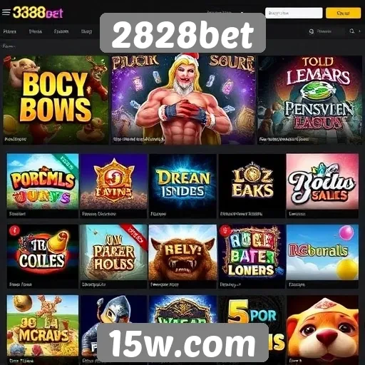 Jogos populares disponíveis na plataforma 2828bet